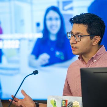 Elias Gonzalez speaking