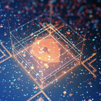 Digital lock symbolizing AI safety